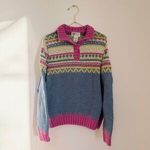 Colorful Patterned Women's Sweater